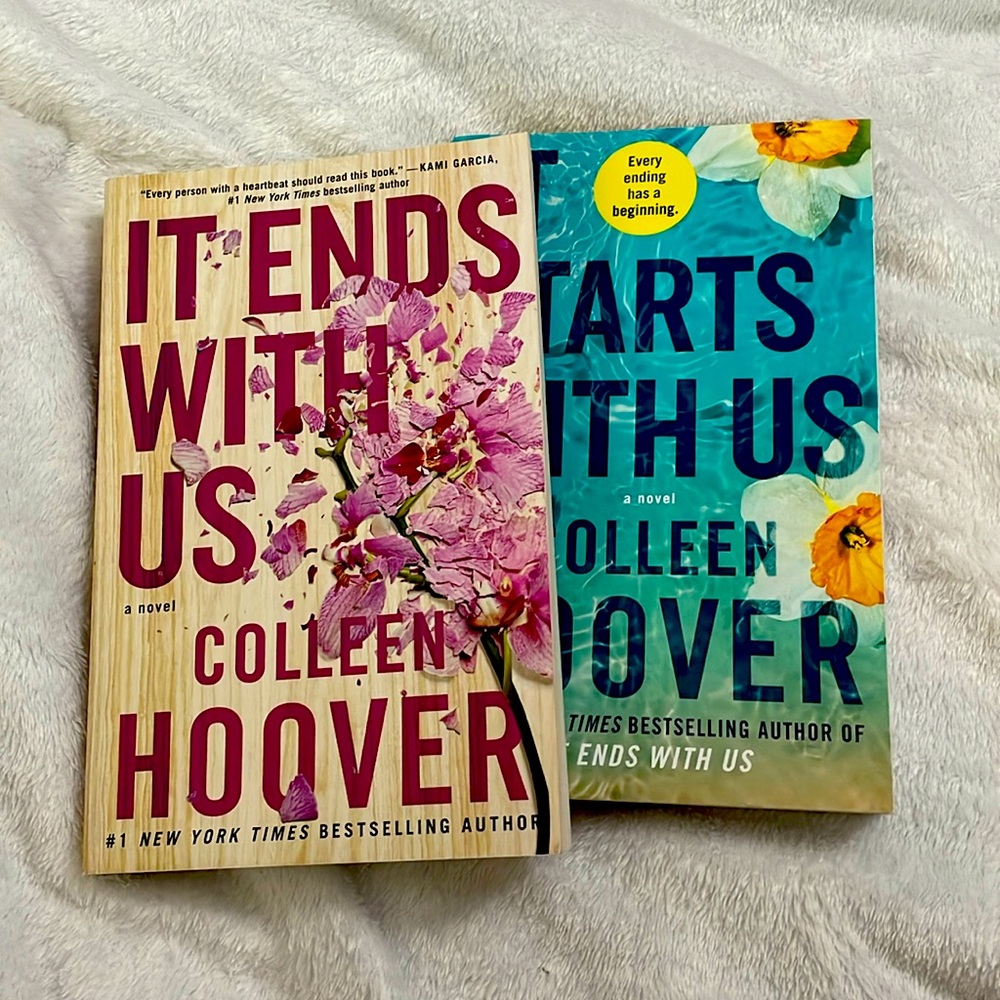 Colleen Hoover It Ends with us/It Starts with Us Book Bundle